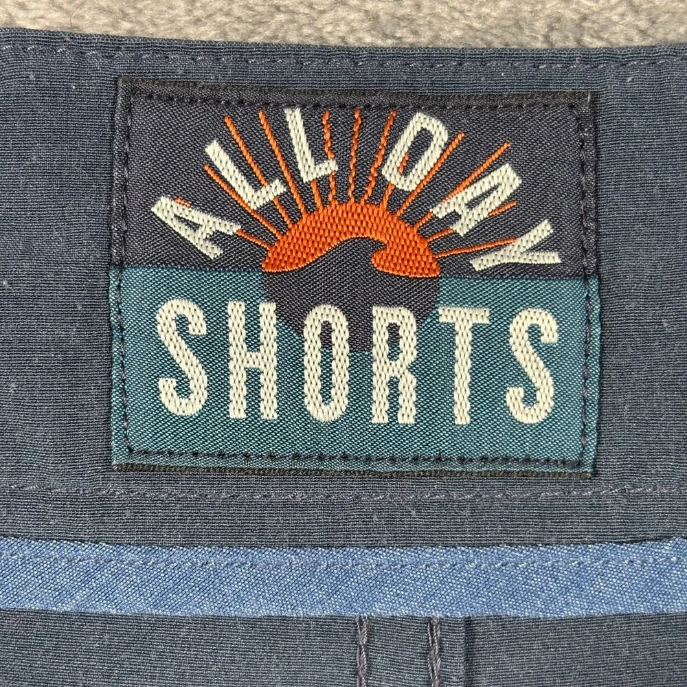 Faherty Shorts Mens 34 Blue All Day Chino Stretch 8